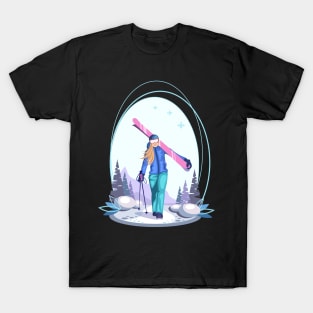 Skier T-Shirt